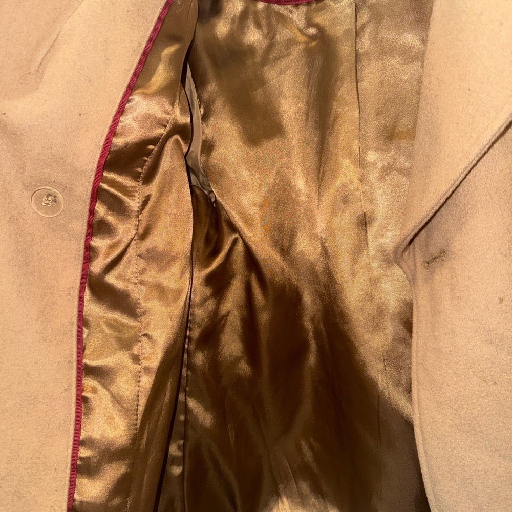 Merona Women's Camel Peacoat M - Picture 4 of 5